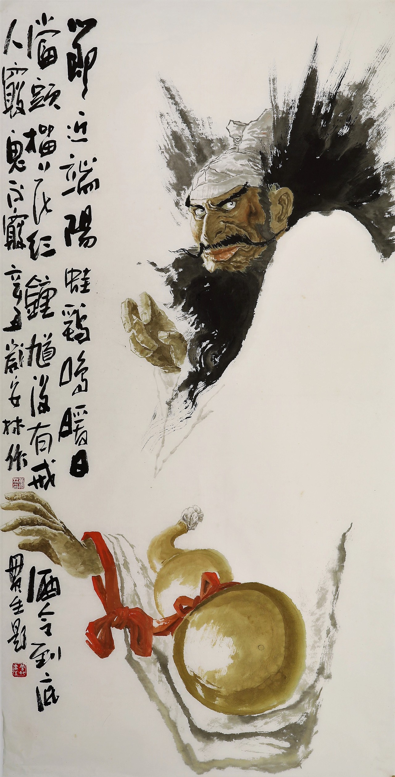 董安林《钟馗纳福》（图ZMjc0OTE4ODAw） - 绘画 - 站酷设计师董安林原创素材 - 站酷ZCOOL