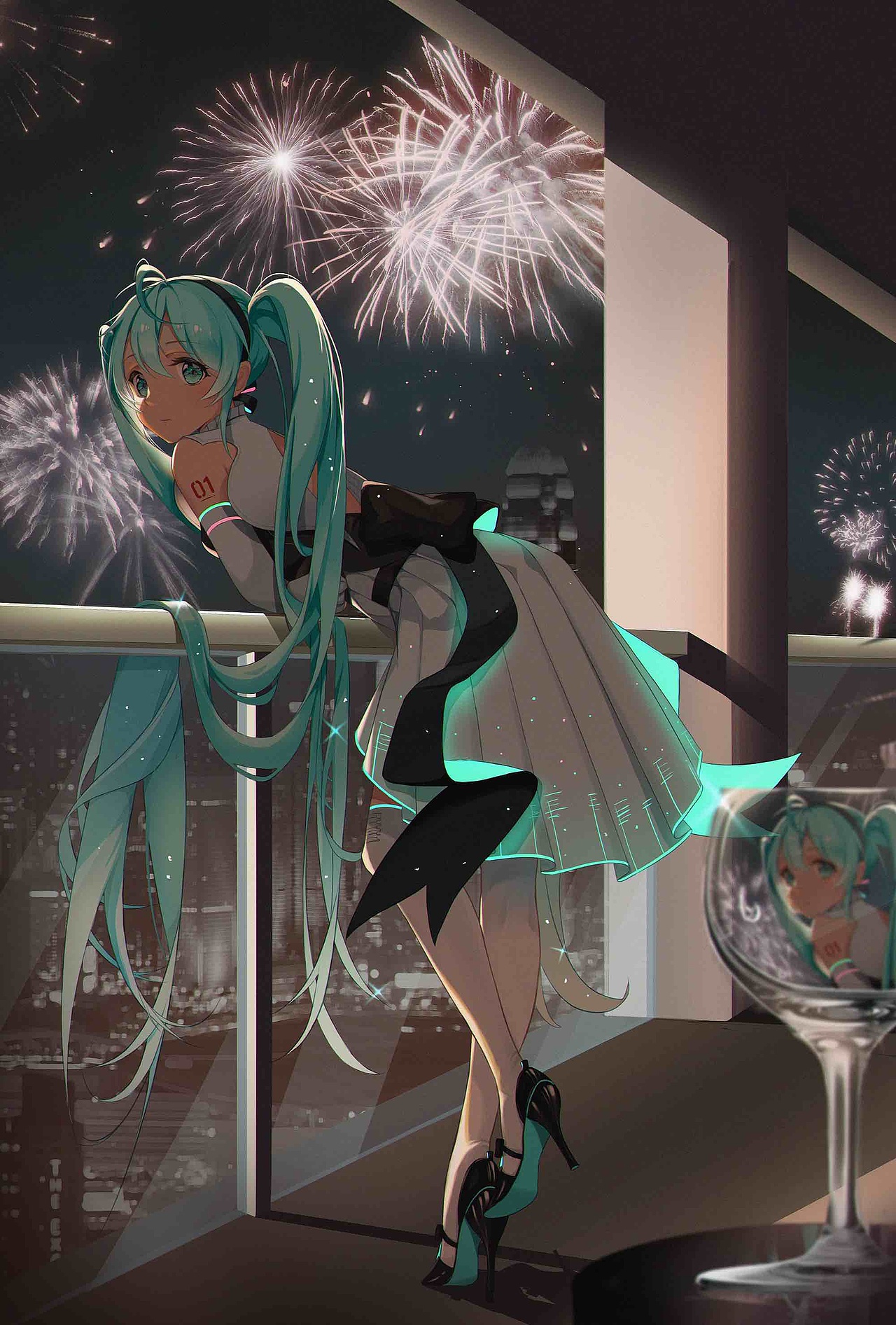 初音未来miku插画