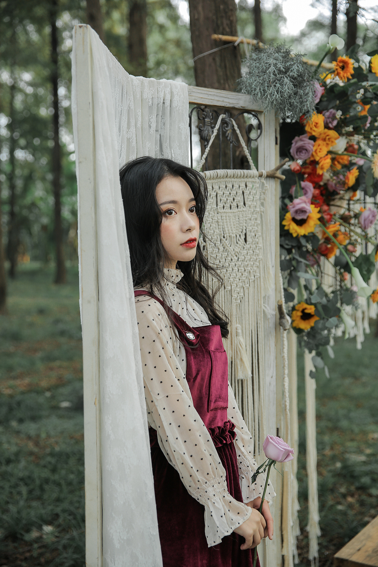 朋友的花店宣传用的