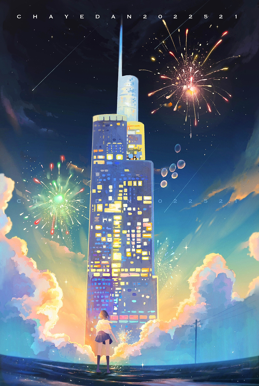 夏.序曲（图ZMzQyMTY2MDQ4） - 艺术插画 - 站酷设计师茶叶蛋有点烫原创素材 - 站酷ZCOOL