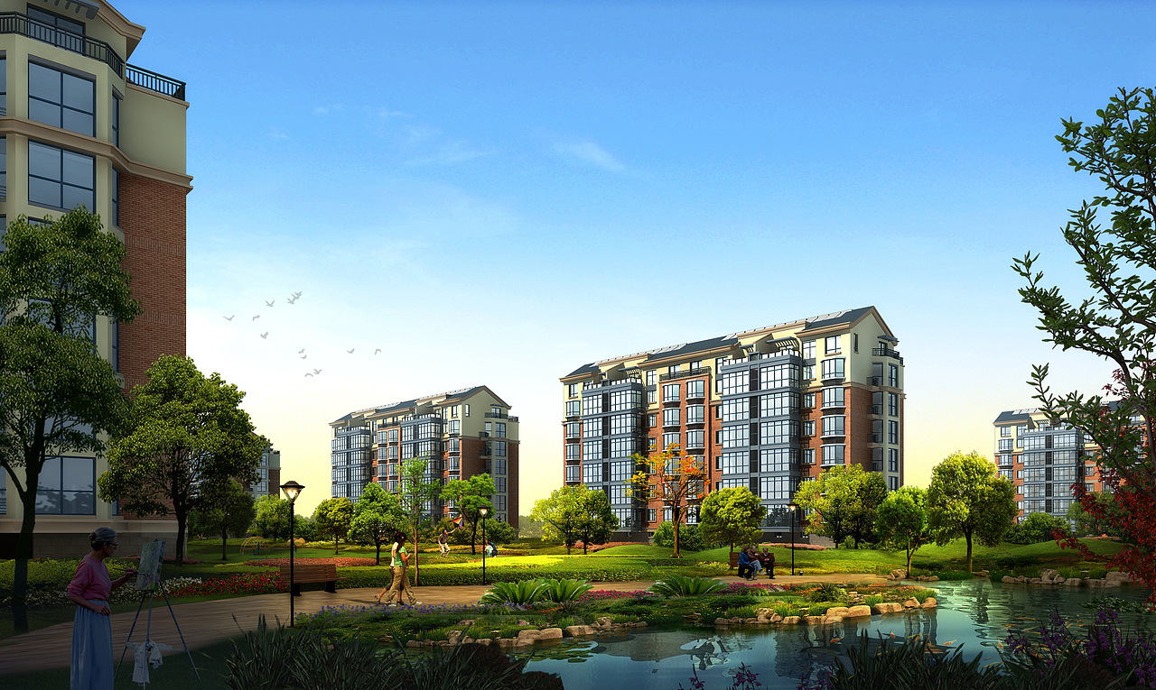 建筑效果图作品集欣赏