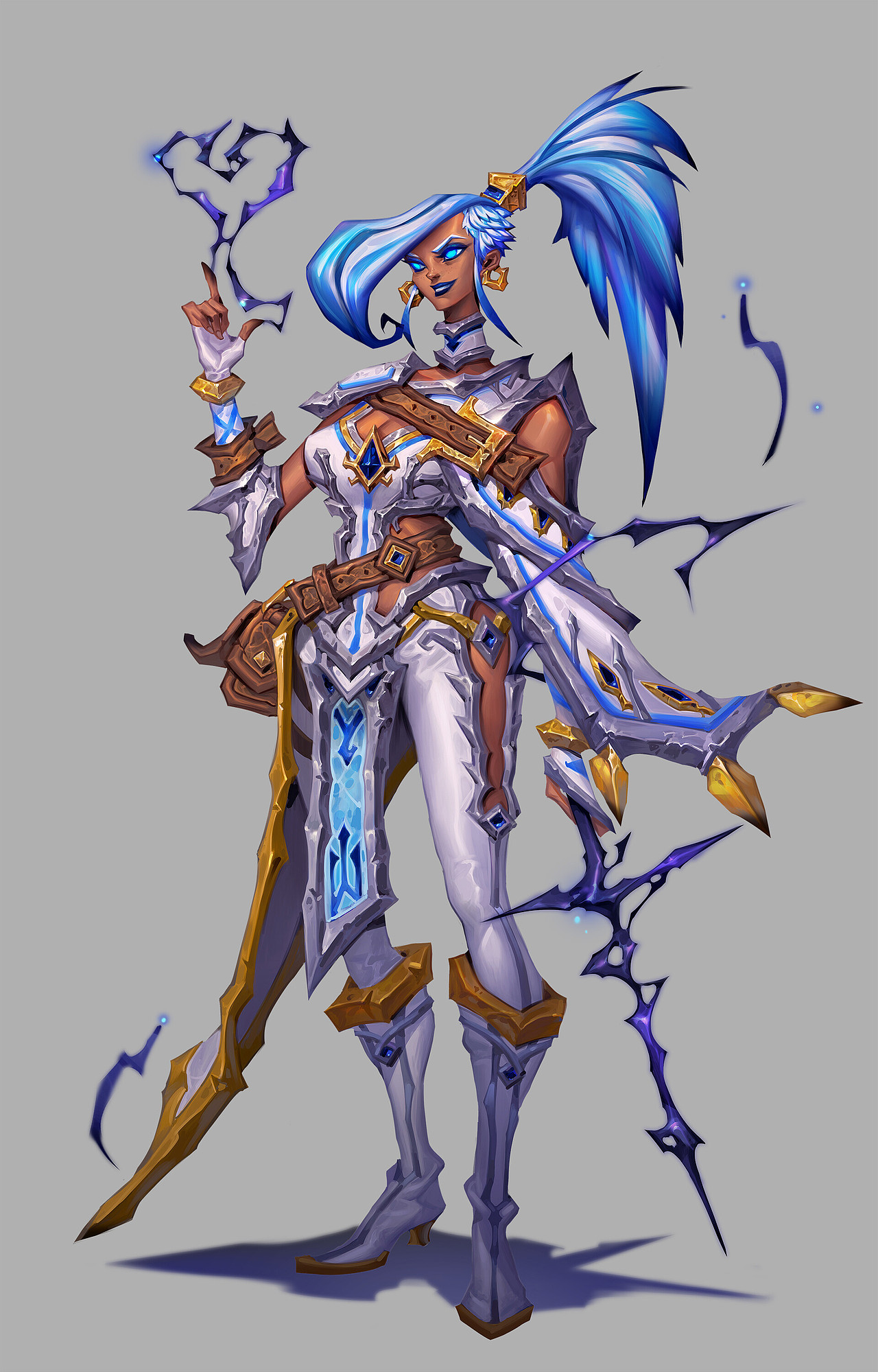 女法师角色设定 (单张)