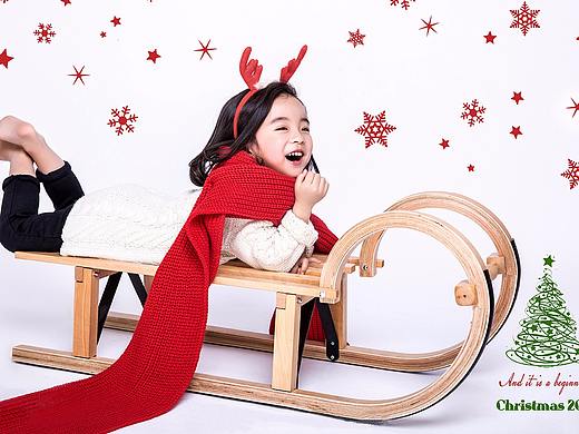 hibaby儿童摄影|jingle bells 期待圣诞节的来临！