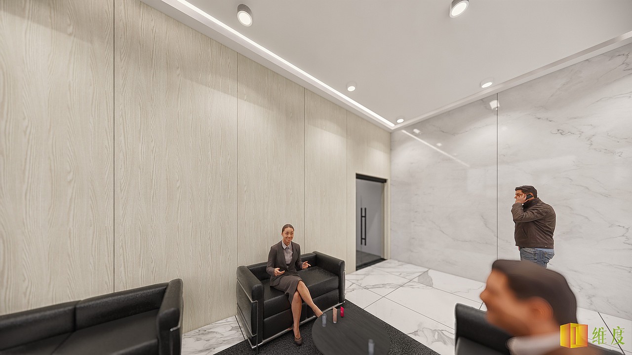 现代大堂丨合盛塑料（图ZMTg2MTkwMjUy） - 家装设计 - 站酷设计师维度丨空间设计原创素材 - 站酷ZCOOL