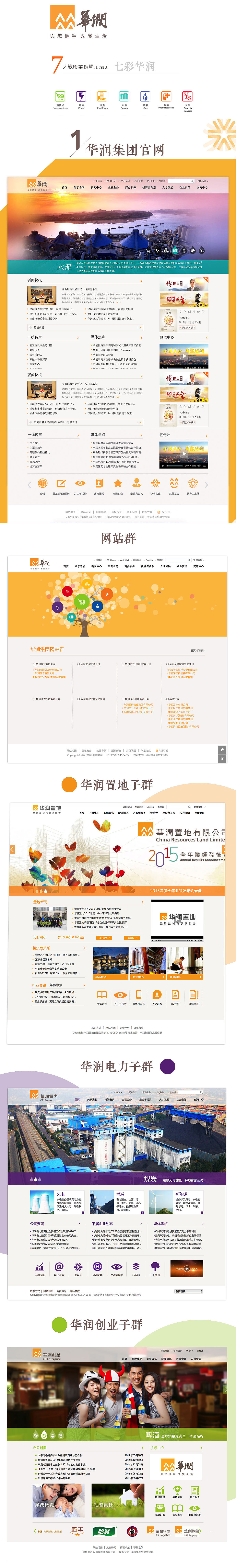 华润集团作品集（图ZNzgwODQ3MDQ=） - 企业官网 - 站酷设计师奔跑的小羚羊原创素材 - 站酷ZCOOL
