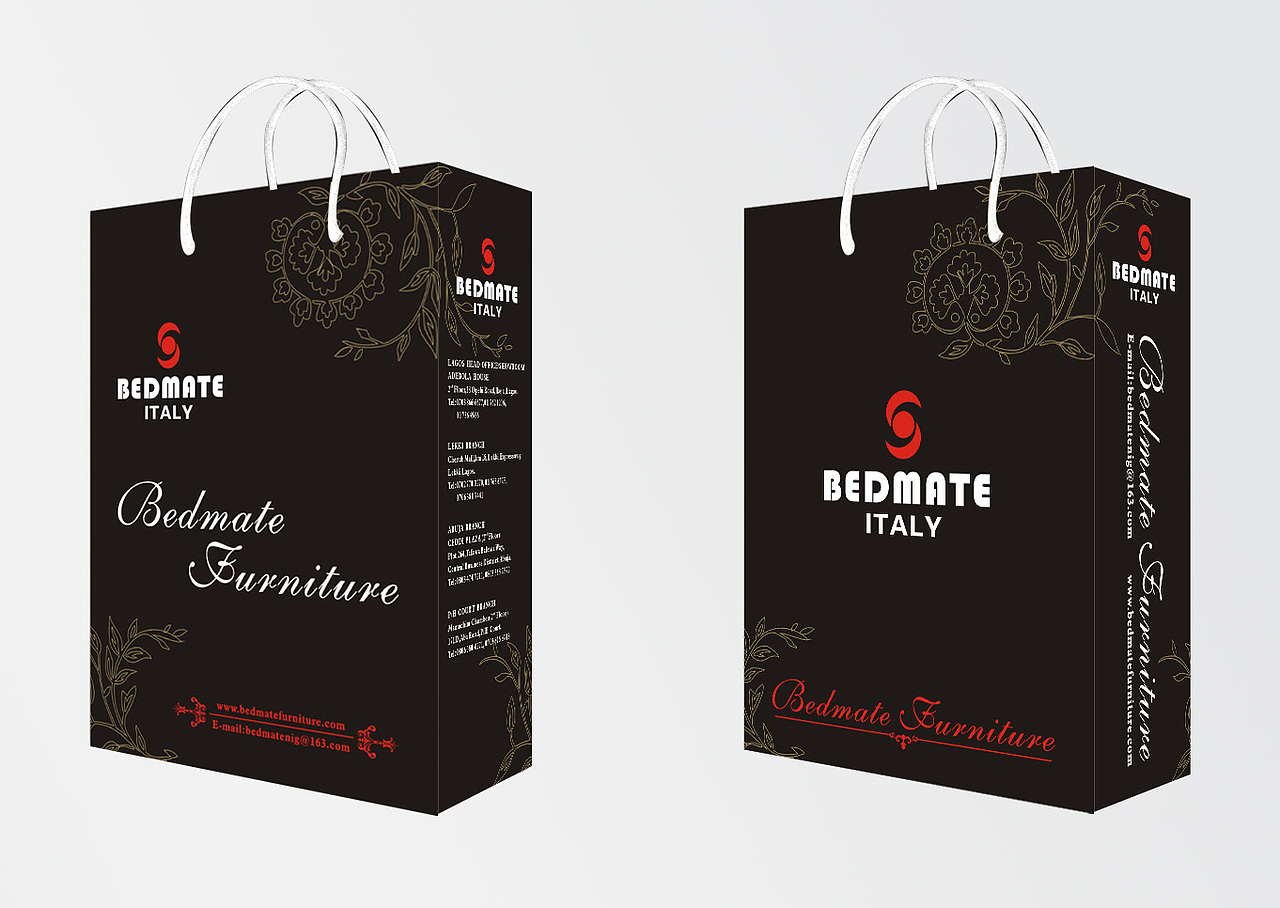 原创作品:国外礼品袋/纸袋/高档简洁/外国手挽袋/21x29cm袋宽8cm(侧)