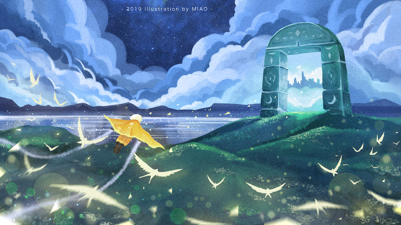 sky光遇 |插画|创作习作|三水wm_原创作品-站酷zcool