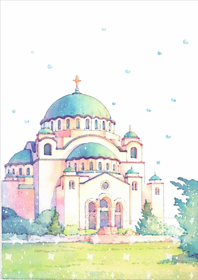 水彩插画建筑|和纸胶带|街景、城堡（图ZMjY1ODI4MjQw） - 商业插画 - 站酷设计师想坐白鹭上青天原创素材 - 站酷ZCOOL