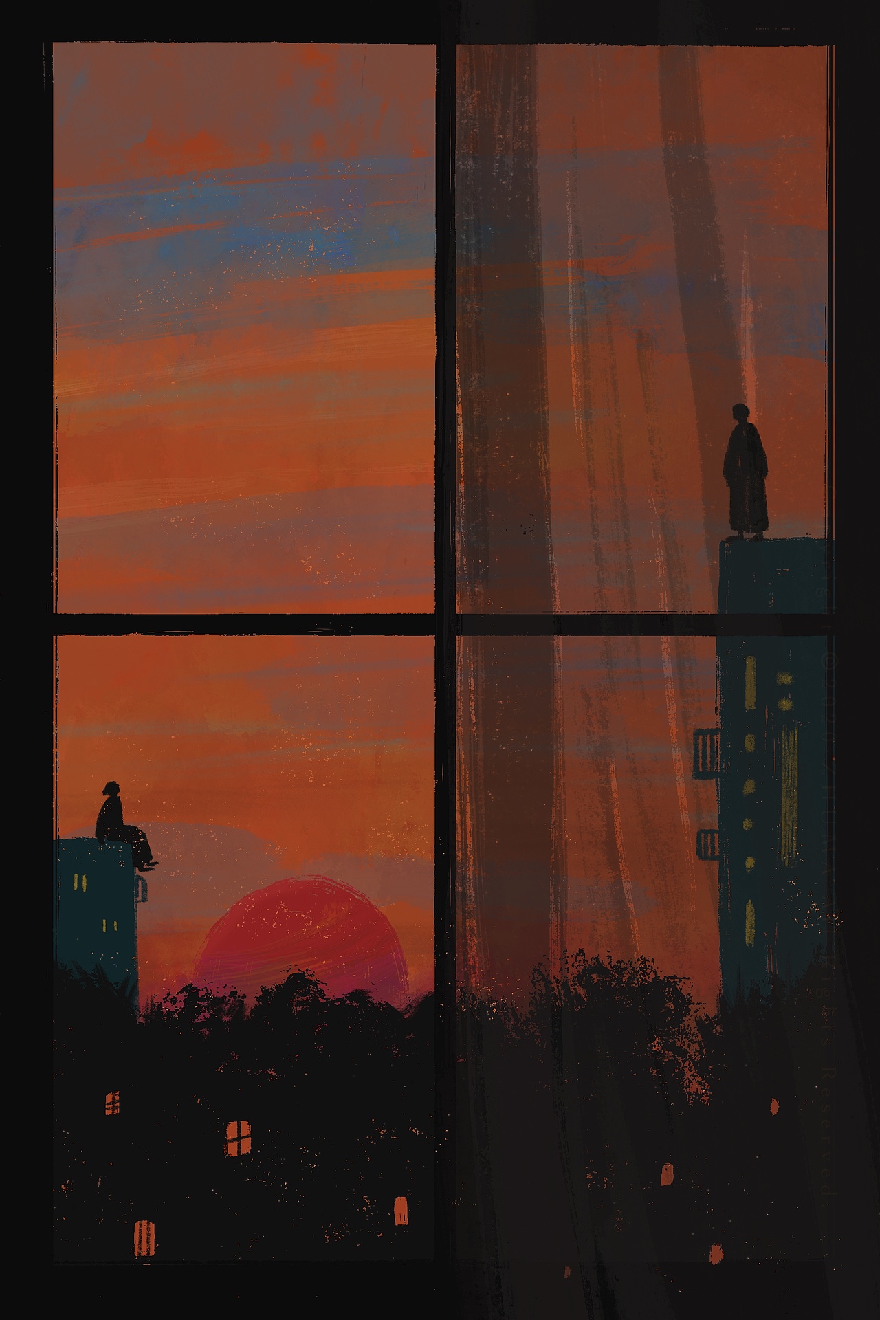 日落很美
我们明天见✨