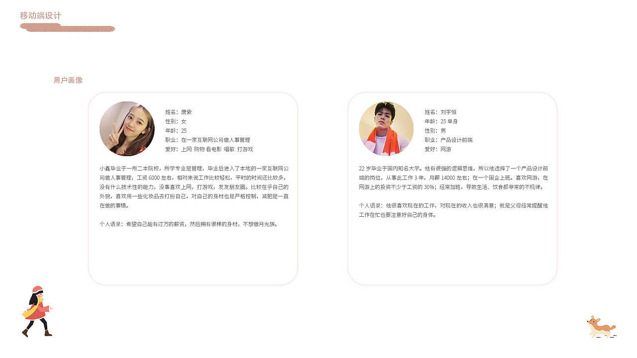 封面、目录、个人简介设计