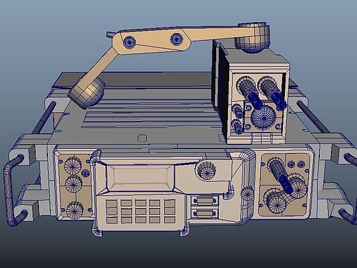 游戏电报机道具模型