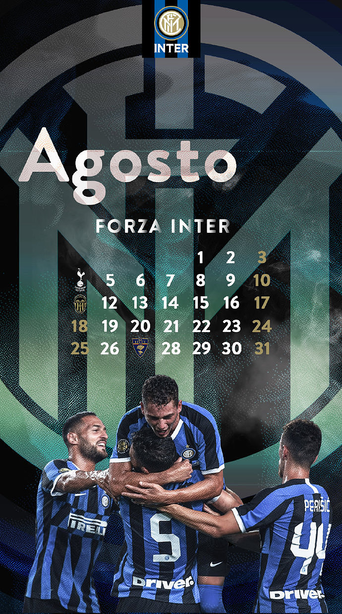 国际米兰8月赛程日历表（图ZMTc2OTQxMzYw） - 宣传物料 - 站酷设计师AdriannaQian原创素材 - 站酷ZCOOL