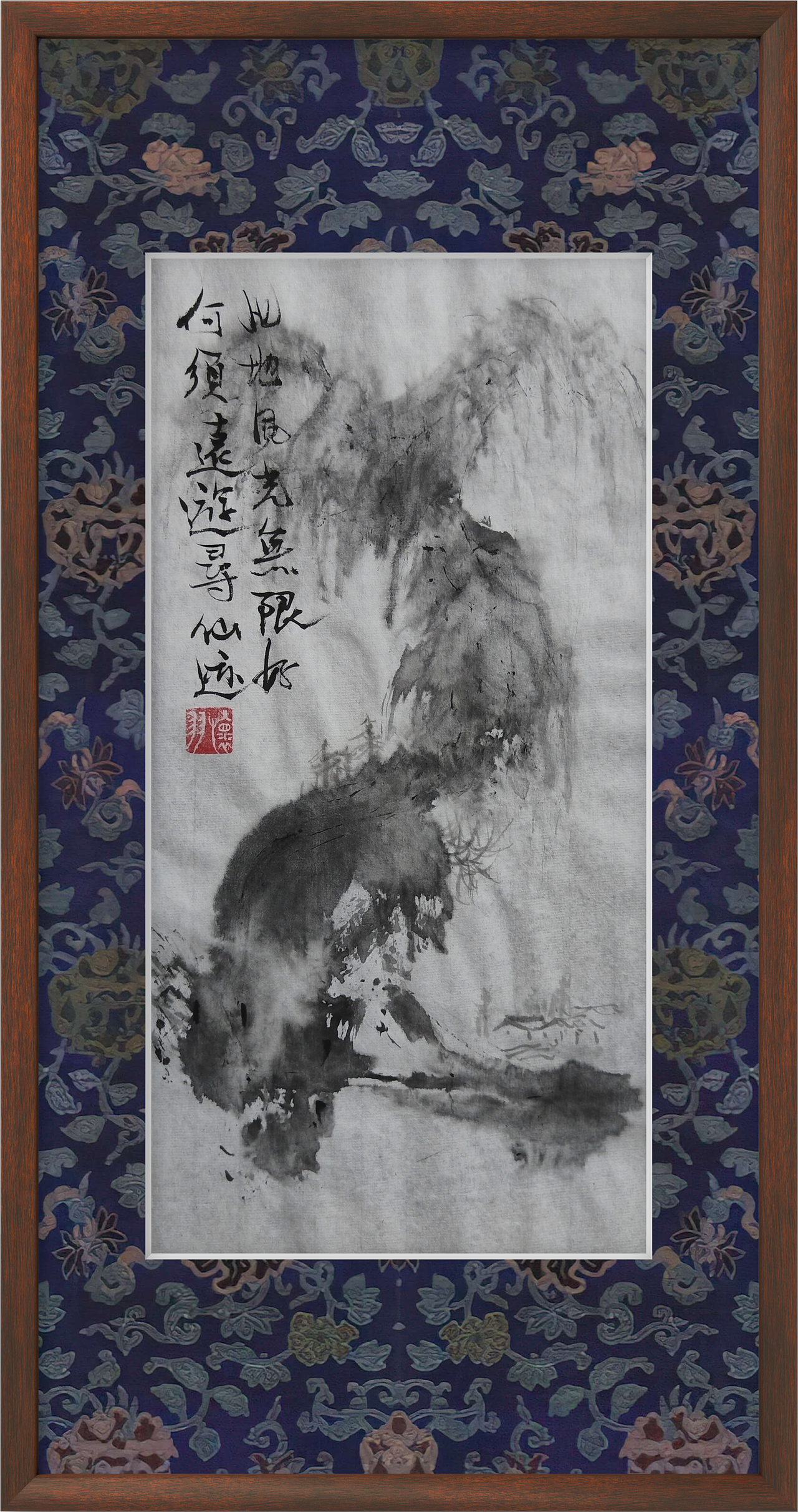 怀羽黄仍彬中国画:淡墨仙踪探幽韵(图ZMzc2NzQ0ODY0) - 绘画 - 站酷设计师怀羽原创素材 - 站酷ZCOOL