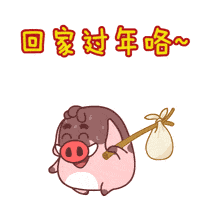 小猪滚滚节日表情系列