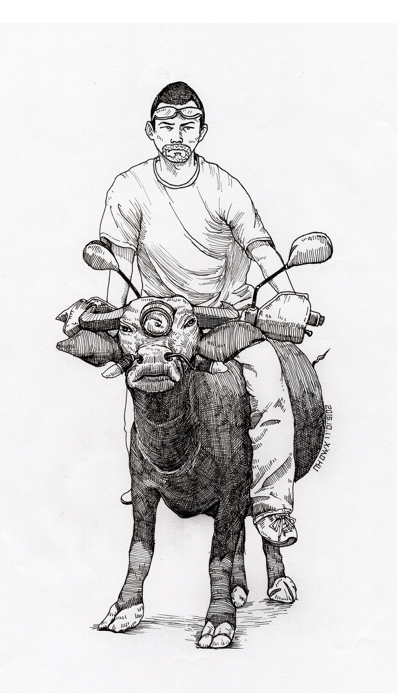 手绘也可以吊儿郎当