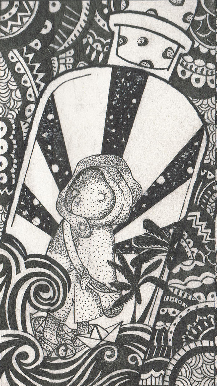 漂流瓶-平面构成