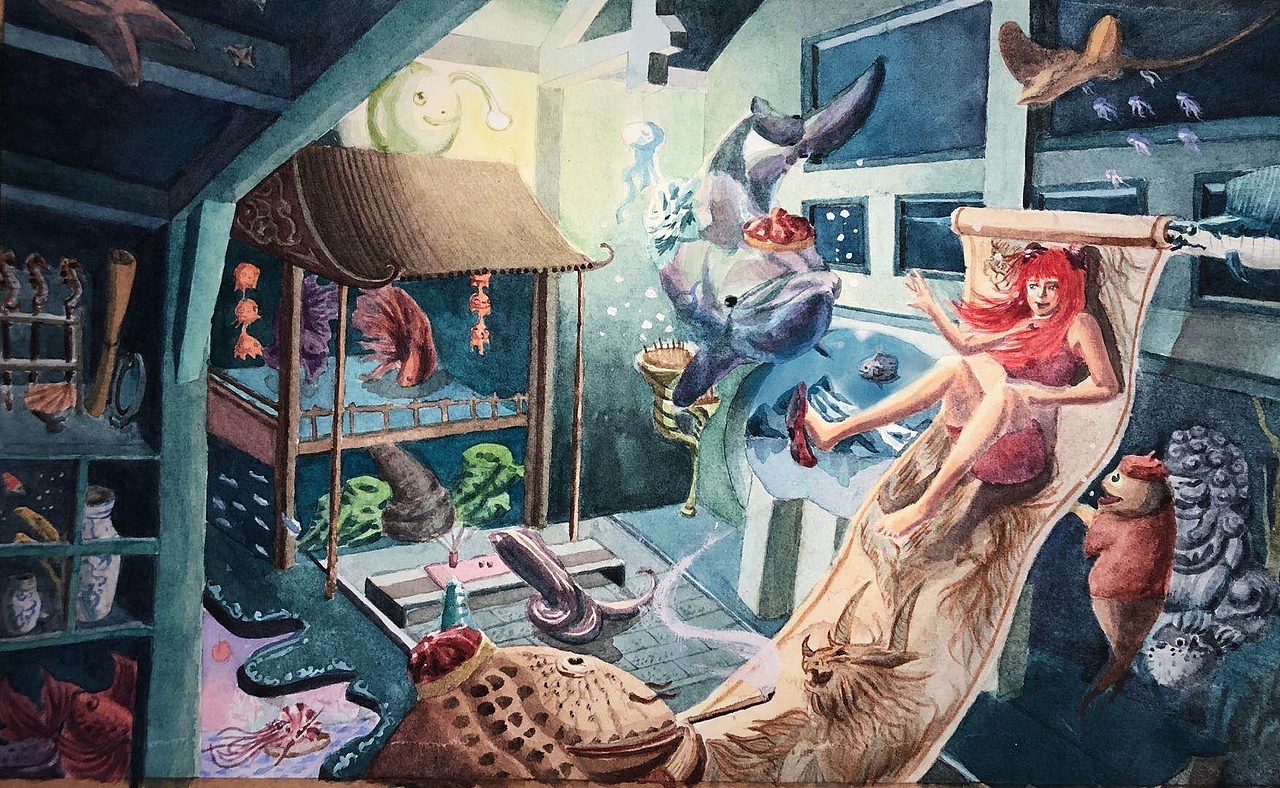 Carina's Daydreams 🌙（图ZMjgzNDgwNzE2） - 艺术插画 - 站酷设计师Carina_OwO_原创素材 - 站酷ZCOOL