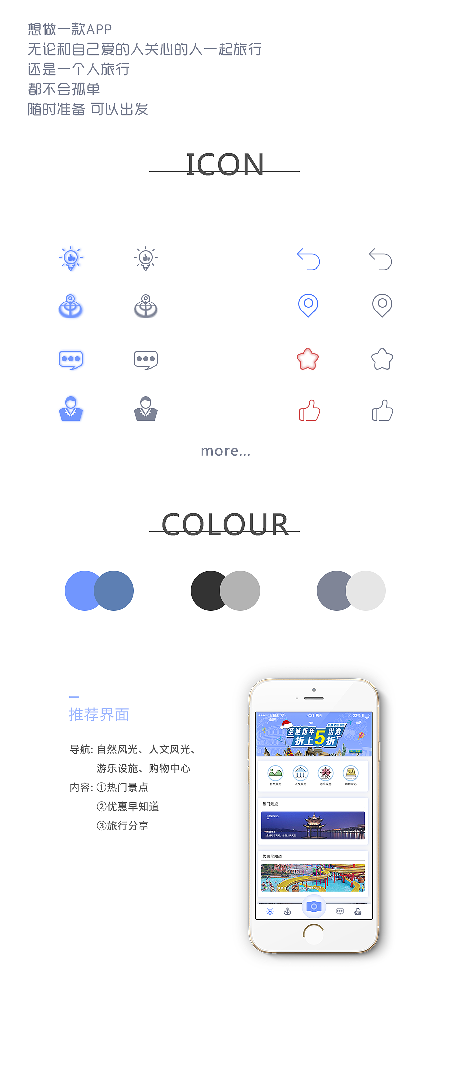 不会孤单的旅行——自创旅行APP（图ZNzcxMDY4ODA=） - APP界面 - 站酷设计师会飞的树原创素材 - 站酷ZCOOL