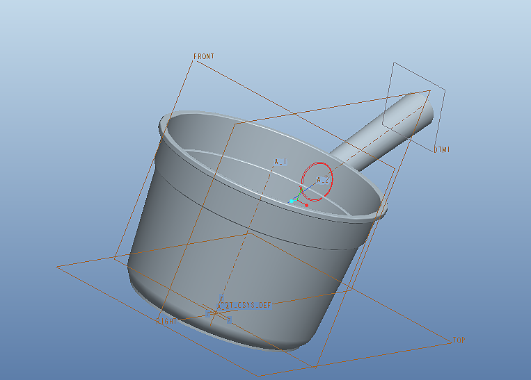 day4—proe简单建模