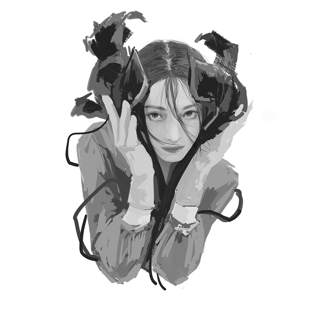 之前一部分人像练习