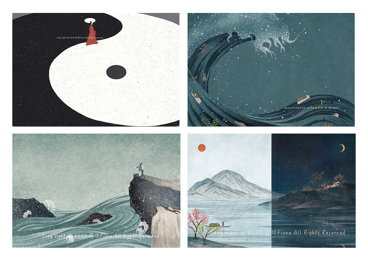 《汉字中国》绘本第二辑（图ZMjkzNTI5MDg0） - 商业插画 - 站酷设计师菲非Fiona原创素材 - 站酷ZCOOL