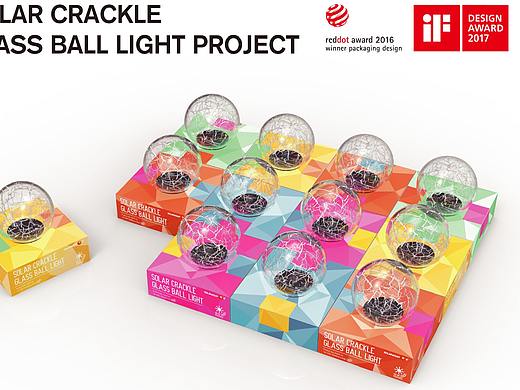 SOLAR CRACKLE GLASS BALL LIGHT PROJECT 