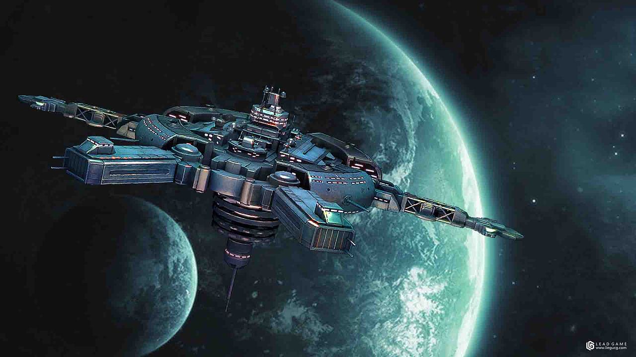 太空飞船战舰模型欣赏