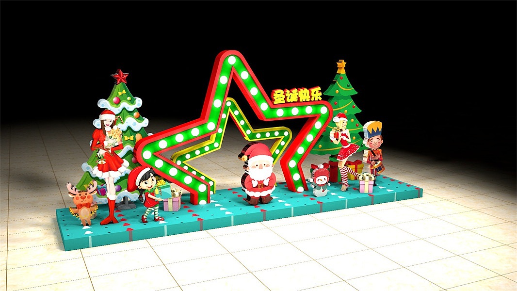 圣诞节美陈