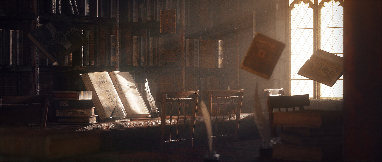 Life in Hogwarts-哈利波特风格图（图ZMjQ1Nzc2MTM2） - 场景 - 站酷设计师ALAN07143原创素材 - 站酷ZCOOL