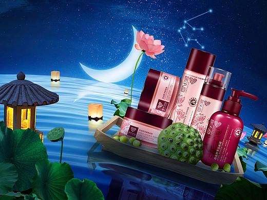 七夕节化妆品海报（个人主页-ZMjU3MDM5NjA=） - 电商 - 站酷设计师小林啊原创素材 - 站酷ZCOOL
