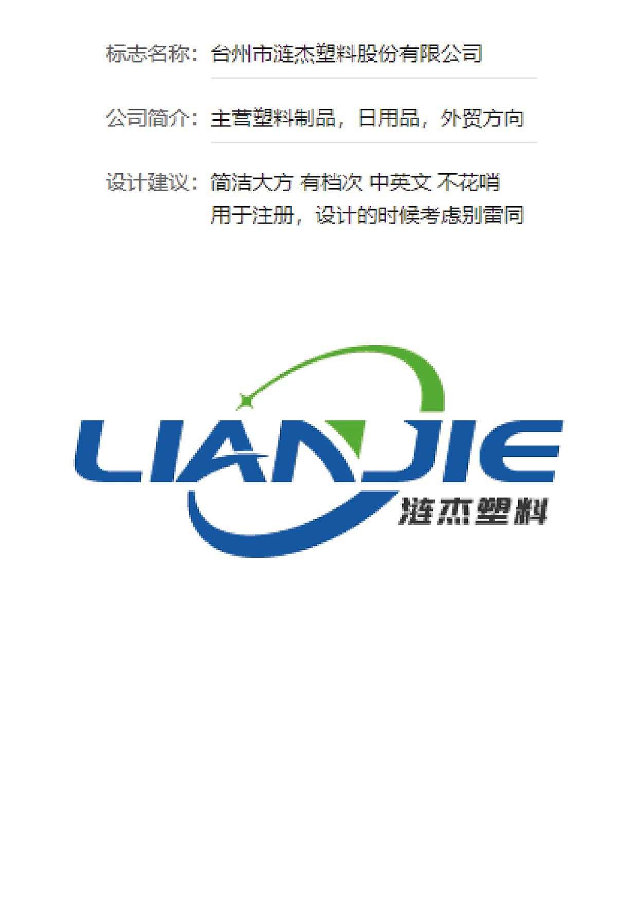 塑料制品商标志logo设计