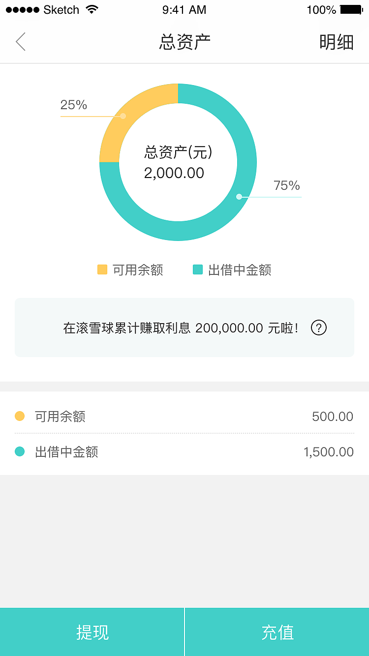 滚雪球App部分页面