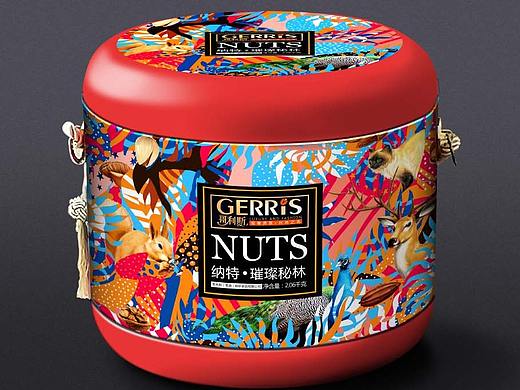 中山哥利斯圆桶铁罐包装设计