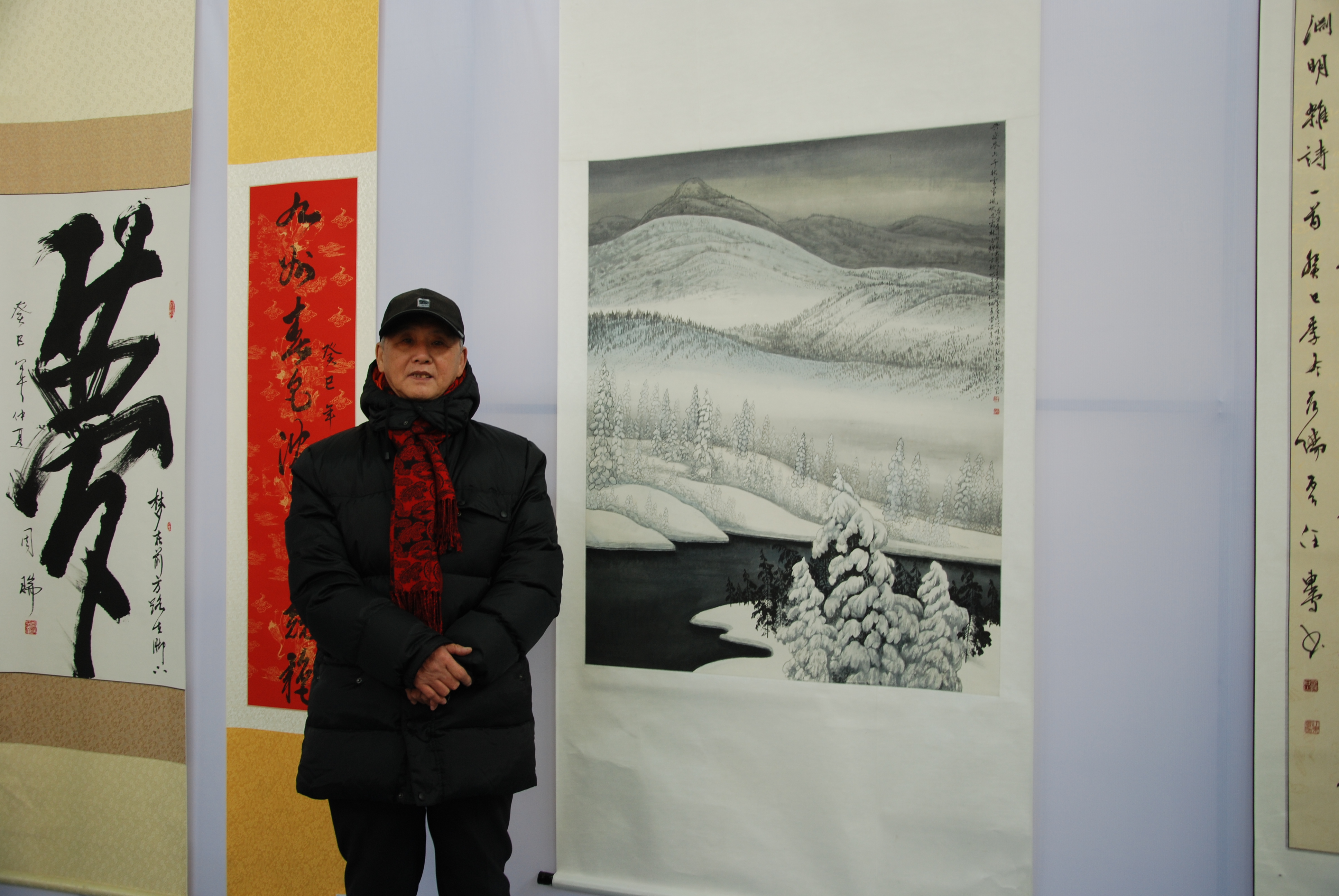 雪霁图》《天高日暮寒山深》《兴安寒岭晚生烟》《兴安瑞雪图》《兴