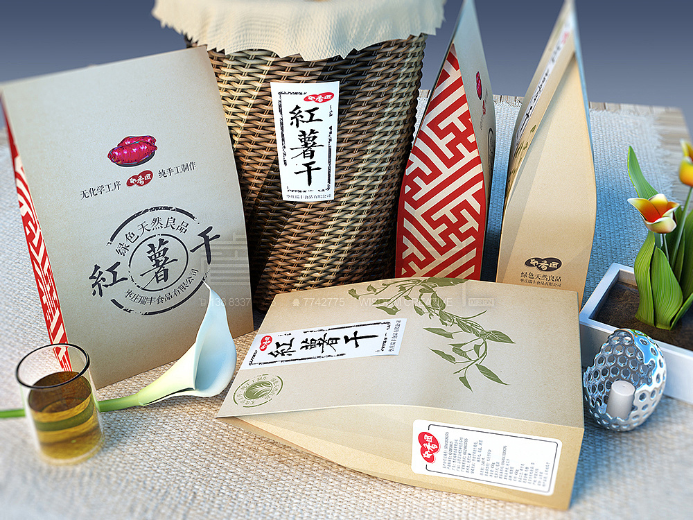 红薯干包装设计