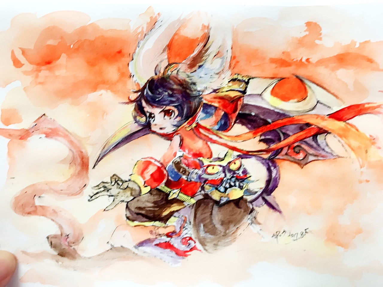 watercolor王者荣耀