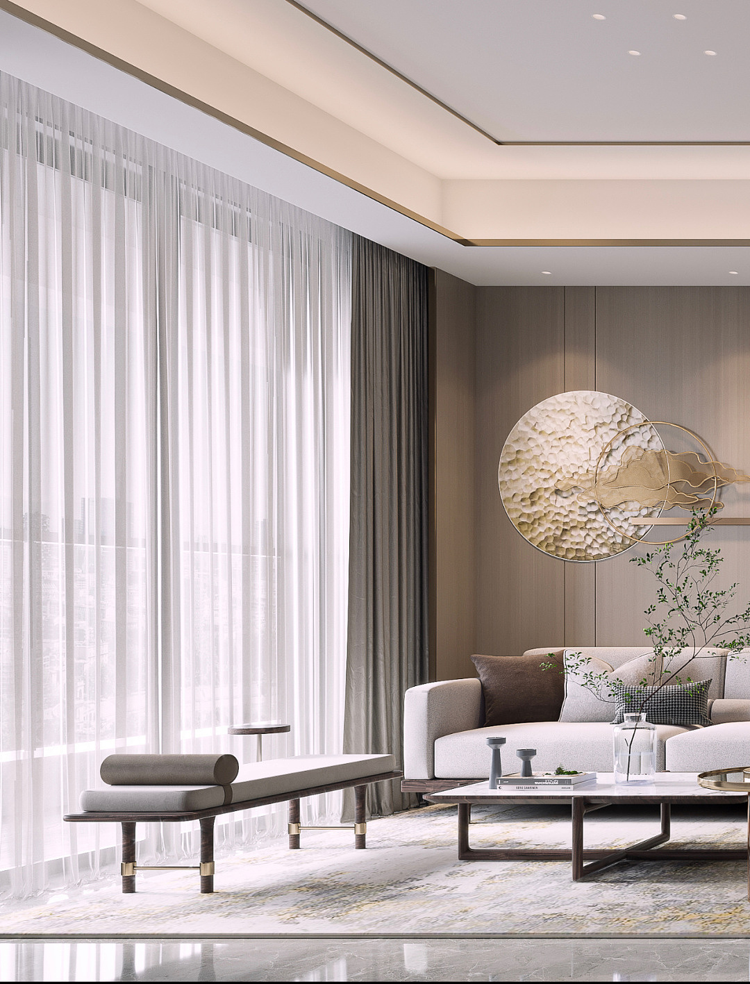 现代轻奢新中式混搭