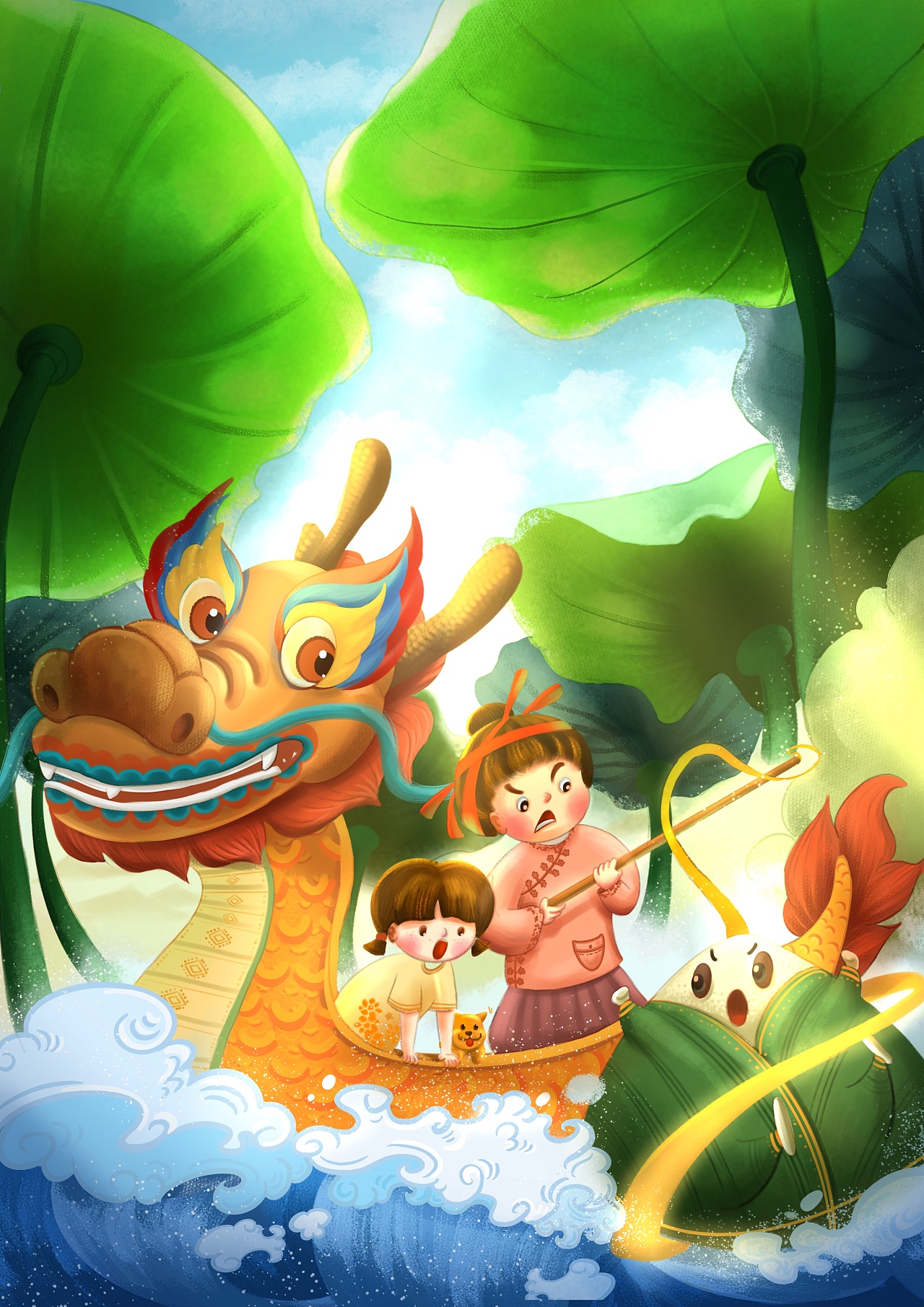 鱼雨桐商业插画进阶课作业