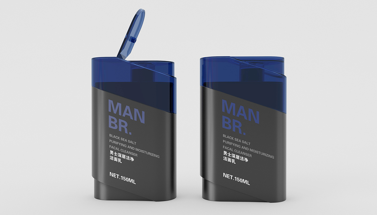 男士包装设计 洗面奶 洗发水 护发素 沐浴露设计