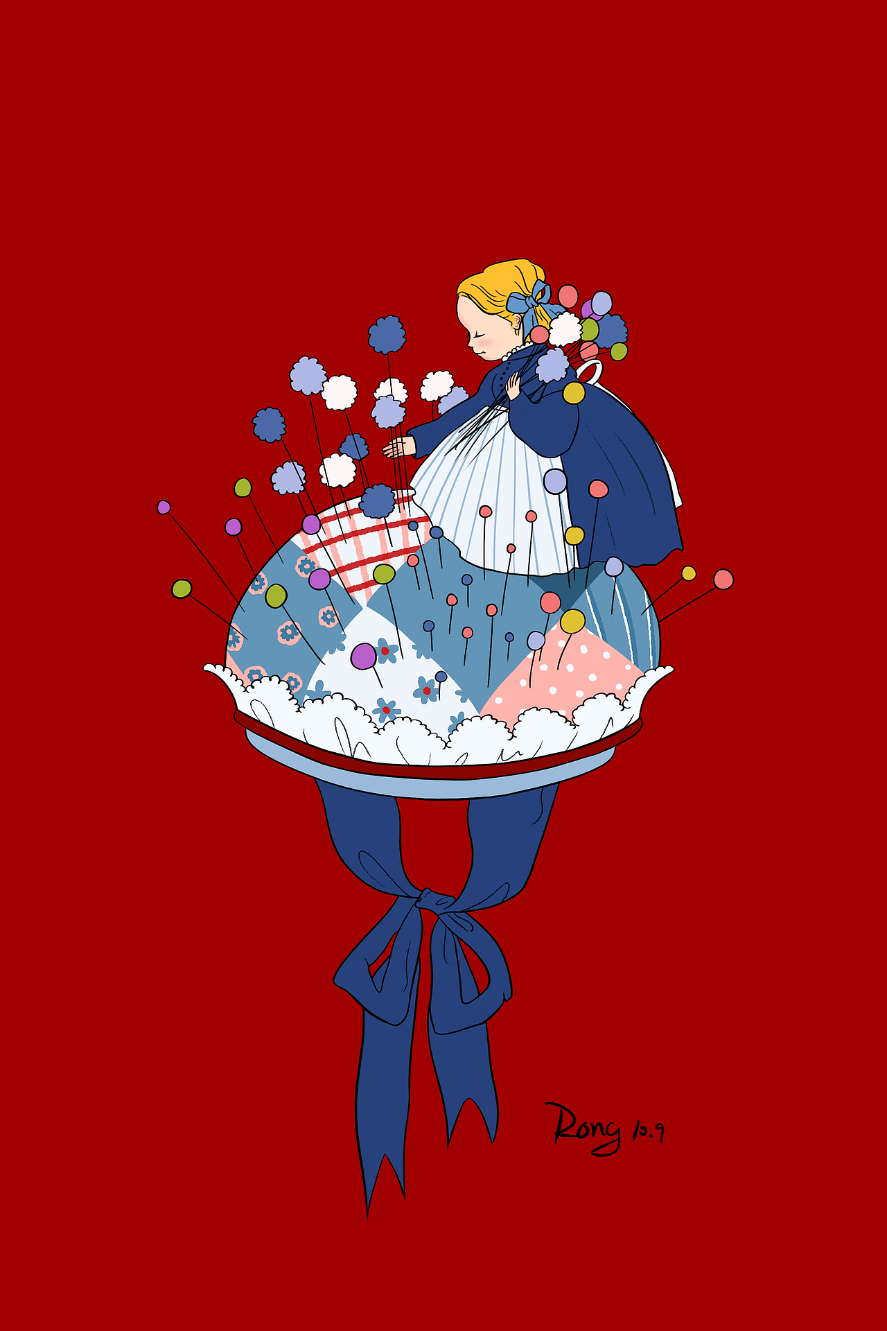 近期插画练习合集（图ZMjczMzM0NzQw） - 艺术插画 - 站酷设计师RONG_ii原创素材 - 站酷ZCOOL