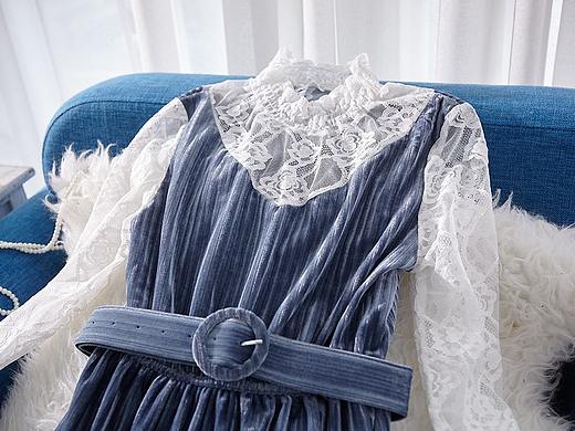 服装创意平铺拍摄沙发场景拍摄 女装网拍