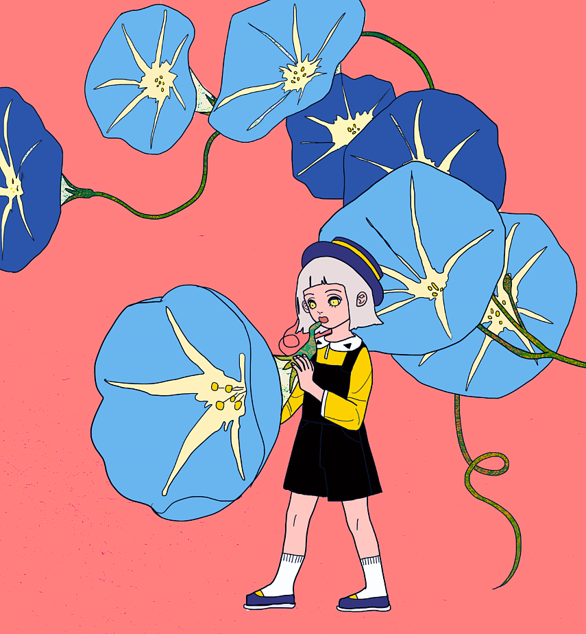 Flora（图ZMTUzNTA2MTky） - 商业插画 - 站酷设计师哇靠靠原创素材 - 站酷ZCOOL