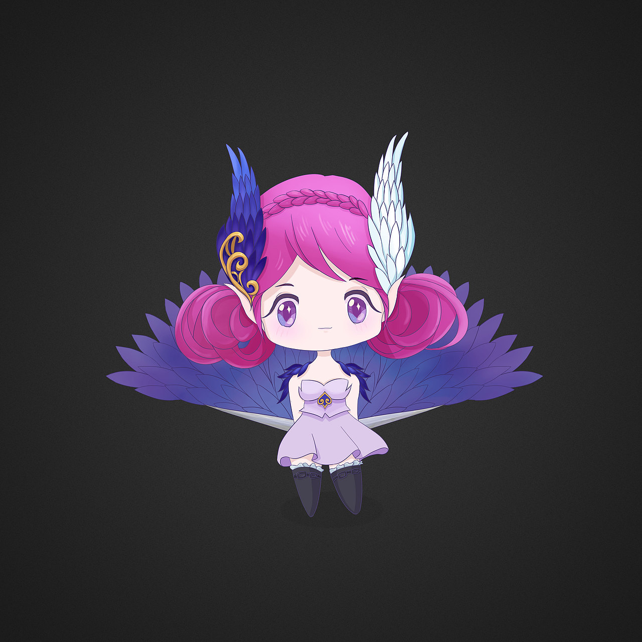 q版本小乔~天鹅之梦