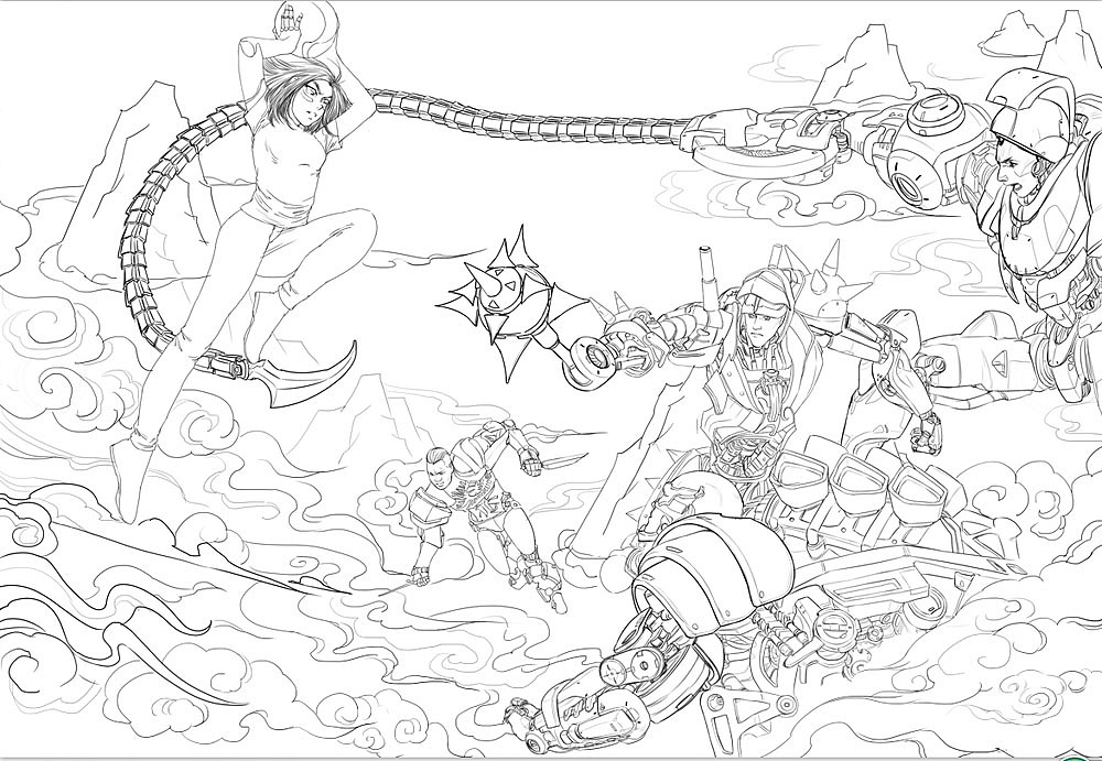 《阿丽塔：战斗天使》海报（图ZMTQ3MDEwMzI4） - 商业插画 - 站酷设计师三日宜大雨原创素材 - 站酷ZCOOL