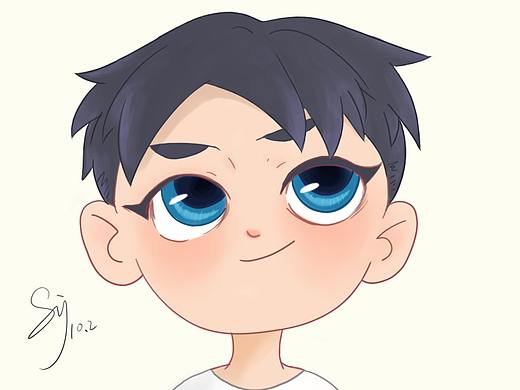 儿子插画
