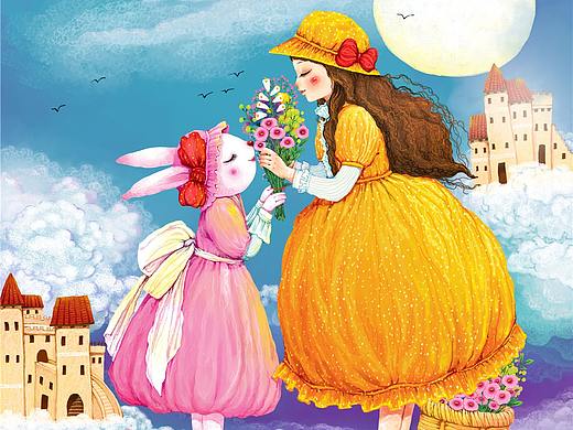 中秋节元素插画系列