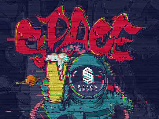 SPACE T恤设计