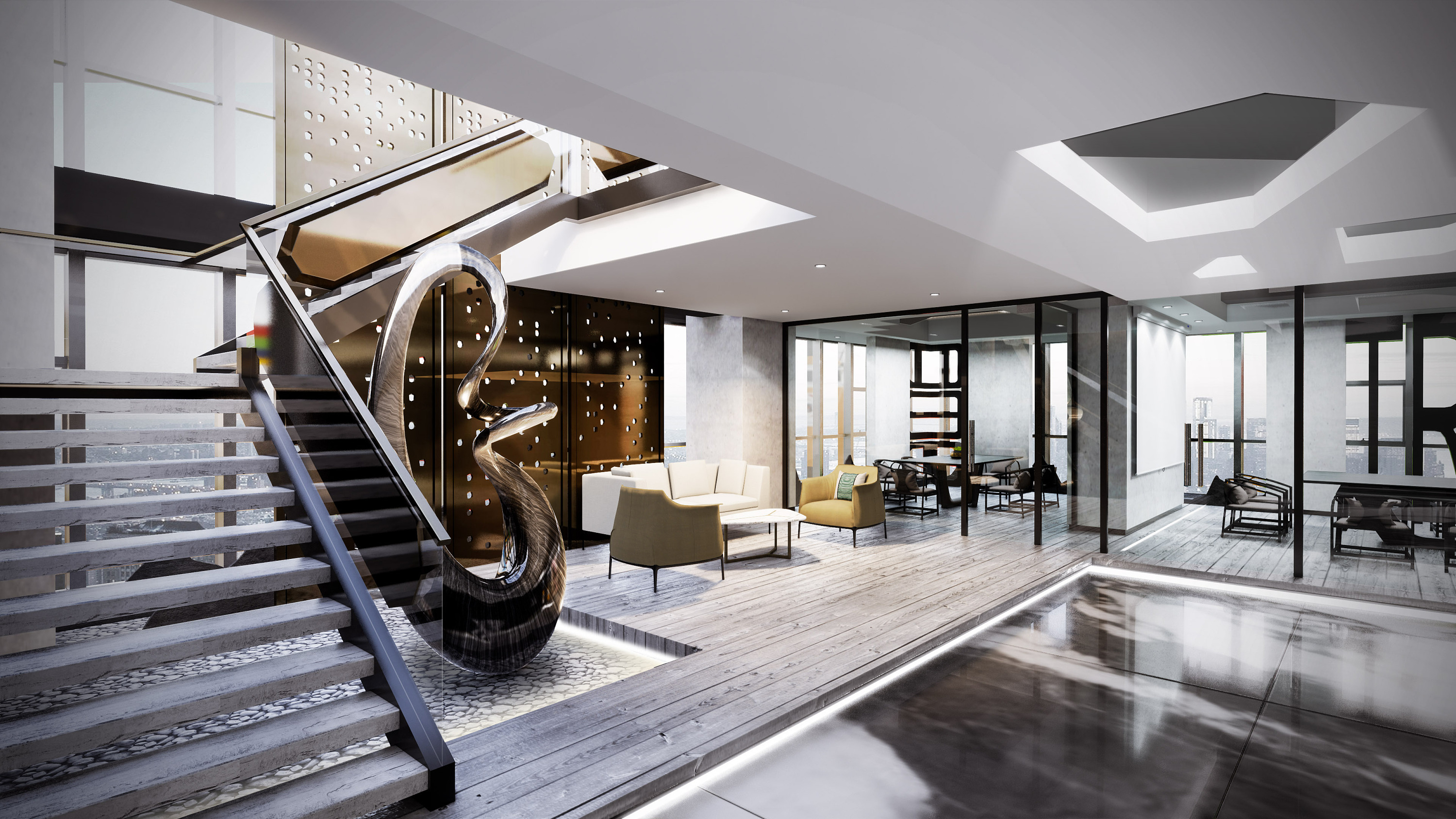 enscape渲染过程稿