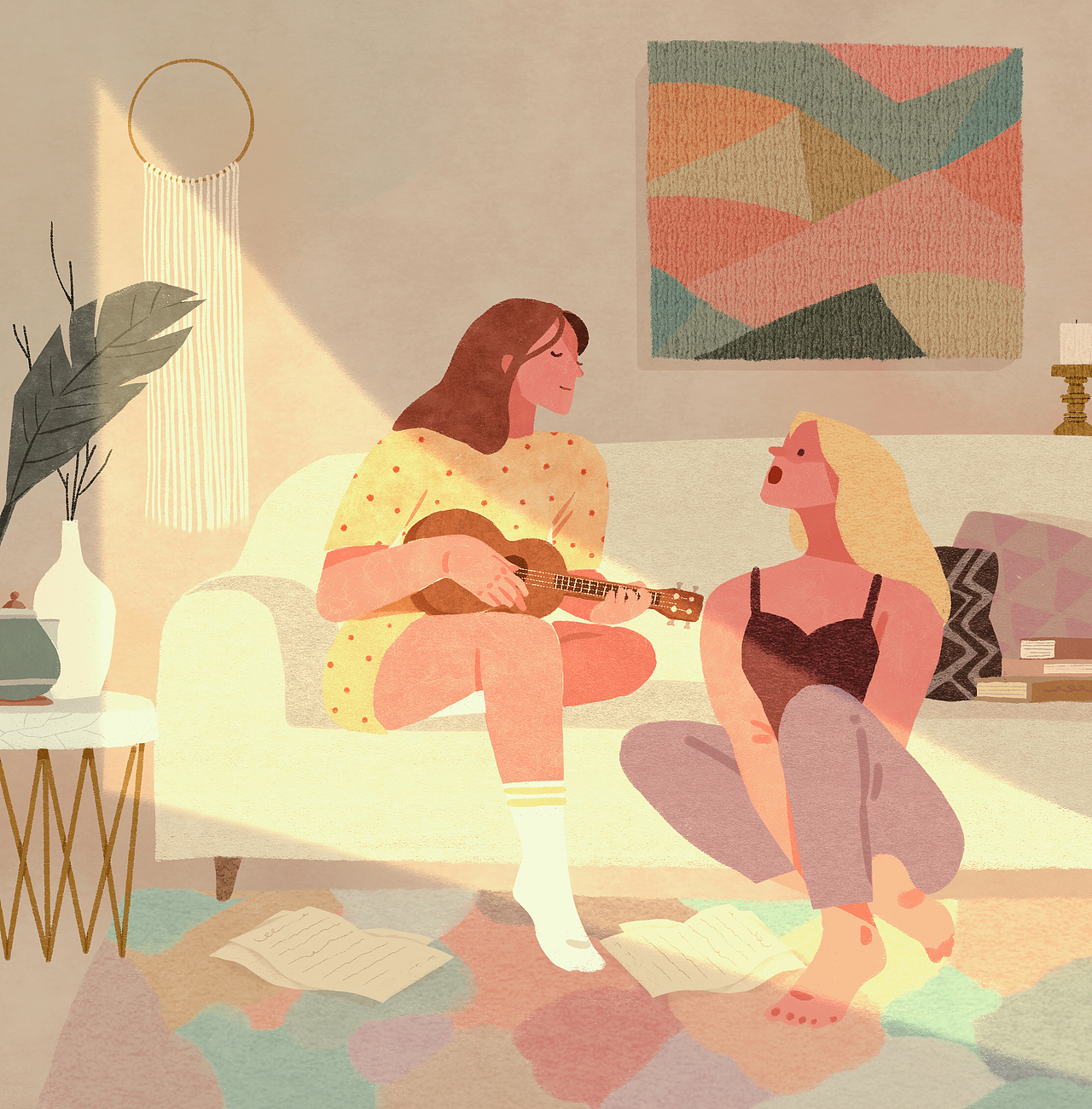 五月（图ZNzgxMTAwMDQ=） - 商业插画 - 站酷设计师南瓜匠原创素材 - 站酷ZCOOL