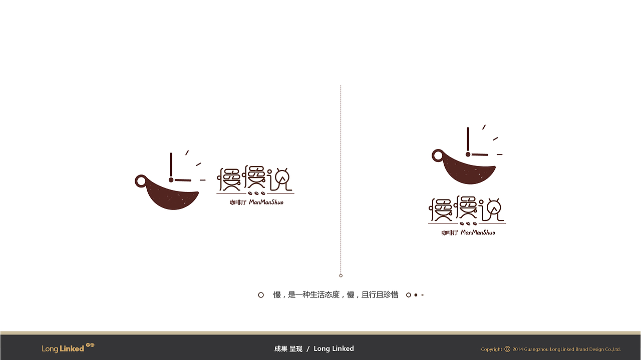 慢慢说 咖啡厅LOGO